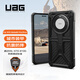 UAG適用于華為Mate60Pro/Pro+手機(jī)殼防摔全包保護(hù)殼簡(jiǎn)約硬殼輕薄保護(hù)套透明huawei殼 尊貴系列碳纖維黑