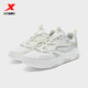 特步（XTEP）【商場(chǎng)同款】暗流3.0板鞋女2024夏季新款運動(dòng)休閑鞋 帆白/凝脂綠 36