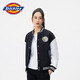 dickies夾克外套女時(shí)尚百搭棒球服運動(dòng)休閑夾克情侶款10804 黑色 L