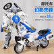凱裕合金兒童變形機器人玩具男孩直升機警車(chē)越野車(chē)五合一合金立體機甲模型 幻影摩托車(chē)