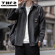 唐號襯衫外套男春夏季款2025年新款痞帥工裝牛仔長(cháng)袖休閑長(cháng)袖外套上衣 8025黑色 L