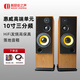 美麗安之聲SCM100 hifi落地音箱發(fā)燒級無(wú)源音響10吋三分頻高保真旗艦級音箱 胡桃木色