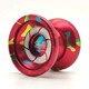 悠悠工廠（yoyofactory）廣角快門 Shutter系列 YYF悠悠球競技1A溜溜球 兒童YOYO玩具禮物 紅色彩虹爆花