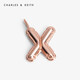 CHARLES&KEITH情人節個(gè)性字母吊墜掛墜生日禮物送女友CK5-72120241-N X 1個(gè)