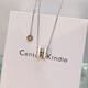 CENTURY& KINDLEH字母項(xiàng)鏈女士時(shí)尚小眾設(shè)計(jì)輕奢玫瑰金鎖骨鏈吊墜生日禮物送女友 【鉆石】Happy項(xiàng)鏈
