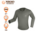 日高（NIKKO）戶(hù)外運動(dòng)T恤長(cháng)袖速干衣男秋冬打底衫透氣吸汗快干衣 軍綠 XL