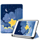 zoyu iPad Air3保護套帶筆槽2019款10.5英寸適用于蘋(píng)果平板電腦全包軟殼三折卡通可愛(ài) 星辰與月【配鋼化膜】 Air3【10.5英寸】