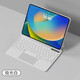 VEZO妙控鍵盤蘋果iPad Air6/5/4/Pro2024新款磁吸懸浮10.9/11/13英寸保護套十代藍牙觸控平板電腦保護 【數(shù)顯款】10.9寸Air4/5丨Pro11寸白色