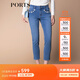 PORTS寶姿女裝秋冬新品牛仔長(cháng)褲SM9P006NZD007 牛仔藍 M (6)