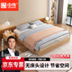 中偉（ZHONGWEI）酒店床公寓床無床頭無靠背現(xiàn)代簡約實木床（2*1.8米）30cm