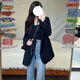 GARNUO白色小西裝外套女早春秋季新款炸街韓系小個(gè)子高級感休閑西服上衣 黑色 S【80-100斤】