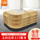 VRG超市便利店收銀臺(tái)母嬰店藥店煙酒小型轉(zhuǎn)角吧臺(tái)簡約多功能組合柜臺(tái) 尺寸定制 白色