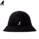 KANGOL Furgora Casual Bucket Hat兔毛圓頂漁夫帽毛茸茸帽子 K3017 黑色 L (58-59cm)