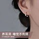 LANSILL999足銀水滴耳釘女氣質(zhì)高級(jí)感耳環(huán)2025新款輕奢小眾耳飾生日禮物 999足銀水滴耳釘E3482