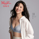 曼妮芬朱珠同款舒適無(wú)鋼圈文胸女蕾絲內(nèi)衣 030 灰藍(lán)（韻律符號(hào)） 75C