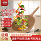 歐洛德陶土不粘鍋養(yǎng)生鍋微壓煎炒鍋燃?xì)庠铍姶艩t通用家用鈦金炒鍋 34CM(2-8人使用 )送5大好禮