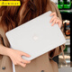 帝伊工坊新款蘋(píng)果電腦殼M1保護殼macbook13筆記本16女生保護套m5外殼air13.3新pro15殼子 【磨砂殼】晶瑩透（配鍵盤(pán)膜+防塵塞） 2020款Air13 (A2179/2337)