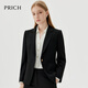 PRICH【零染】職場(chǎng)簡(jiǎn)約干練通勤西裝春秋新款收腰西服套裝女 19黑色西裝 L 165