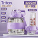 恩爾美（nRMEi）大肚杯水杯大容量2000ml女生噸杯噸桶新款tritan兒童夏季吸管杯子