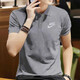 NIKE耐克polo衫男士夏季新款運(yùn)動(dòng)半袖體恤商務(wù)翻領(lǐng)休閑短袖透氣T恤 棉質(zhì)親膚/灰色全棉/曬圖返5 L