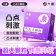 大象避孕套超薄螺紋顆粒情趣001玻尿酸水潤物理加厚安全套成人性用品 【新品大促】凸點(diǎn)大顆粒3只裝