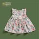 Shining Moment丨奇幻花園 嬰兒裙子女童連衣裙夏季薄款無(wú)袖女寶寶紗布空調服 奇幻花園連衣裙 80cm