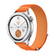小米小米手表S4 智能手表 運動手表腕帶 編織戶外表帶 Xiaomi Watch Strap Xiaomi Watch 表圈表帶套裝 假日橙