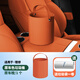 路圖理想L7L8L9車(chē)載垃圾桶汽車(chē)用品車(chē)內收納盒置物盒專(zhuān)用配件神器改裝 多功能垃圾桶【原車(chē)橙】