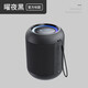 不見不散E7L戶外便攜式藍(lán)牙插卡迷你小音箱電腦音響超重低音炮播放器 黑色+32G卡+讀卡器