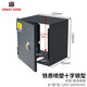 GREATJIANG明裝插座保護(hù)盒戶外帶鎖防盜電盒86開(kāi)關(guān)防水盒出租房掛鎖充電箱 黑色鐵質(zhì)無(wú)底空盒通開(kāi)十字鎖