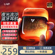 LIUP夜光流沙無(wú)線(xiàn)藍牙耳機電競游戲低延遲主動(dòng)降噪耳機運動(dòng)跑步發(fā)光耳機適用蘋(píng)果華為小米安卓生日禮物 夜光黑橙色 【代寫(xiě)賀卡+禮品袋】