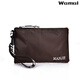 瓦邁（WAMAI）男式手包手拿包信封包手拎包手機包韓版潮牌男女通用零錢(qián)包 咖啡色