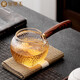 金鑲玉 玻璃公道杯功夫茶具分茶杯茶海分茶器零配茶具配件 木璃公杯 