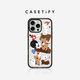 CASETIFY 烤棉花糖餅干 柿子椒熊系列 適用于iPhone 14/15/16 Plus/Pro/Max手機(jī)殼 透明黑框Magsafe iPhone 16 Pro Max