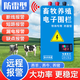 紅念 畜牧電圍欄養(yǎng)殖場電子圍欄養(yǎng)牛羊豬高壓脈沖主機牧場防護網(wǎng)全套 5公里電顯版【20個絕緣子】