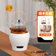 鶯歌燒 電陶爐 小型煮茶茶爐 無(wú)線(xiàn)遙控輕音電茶爐素白風(fēng)爐 素白風(fēng)爐