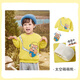 懿琪寶貝寶寶衛(wèi)衣冬款女童休閑童裝嬰兒加絨冬裝兒童衣服保暖冬季 檸檬黃 100cm