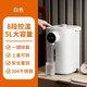 （JOYOUNG）九陽(yáng)九陽(yáng)飲水機家用電熱水瓶保溫桌面開(kāi)水瓶雙層辦公室臺式電熱水壺 5L 全管路仰菌白色<8段控溫>