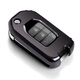 適用本田18/19/20/21/22款CRV杰德XRV繽智皓影折疊二鍵鑰匙包套扣 A款黑色單套