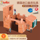 Teifoc德國進(jìn)口泥瓦匠diy小屋兒童蓋房子建筑師玩具男女孩砌磚玩具禮物 貝多芬別墅3合1
