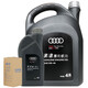 奧迪（AUDI）機(jī)油原廠發(fā)動(dòng)機(jī)機(jī)油潤(rùn)滑油全合成專(zhuān)用機(jī)油 全合成 5W-40 5升+機(jī)濾