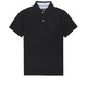 TOMMY HILFIGER 湯米 希爾費(fèi)格 男士POLO衫 純色簡約男裝翻領(lǐng)短袖珠地棉 黑色-C817857318 XL（建議90-105kg）