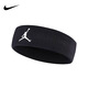 耐克（NIKE）耐克喬丹AJ飛人運(yùn)動(dòng)頭帶發(fā)帶網(wǎng)球籃球瑜伽吸汗帶JKN00010OS黑色