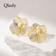 Qlady花朵養(yǎng)耳洞耳釘女2025年新款輕奢高級感耳環(huán)氣質(zhì)大氣銀針耳飾