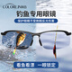 colore.in釣魚(yú)眼鏡專(zhuān)用看魚(yú)漂偏光變色太陽(yáng)鏡男開(kāi)車(chē)專(zhuān)用眼鏡日夜兩用防眩光 槍框平光偏光灰