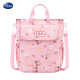 迪士尼（Disney）小學(xué)生女生書(shū)包補習袋補課包手提袋大容量初中生補習包斜挎包 粉色補課包