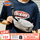 Dickies男士斜挎包DK多隔層收納單肩包胸包戶(hù)外騎行運動(dòng)包腰包便捷旅行包 灰色經(jīng)典款