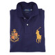 RL拉夫勞倫Ralph Lauren短袖Polo衫男純棉高端大馬標(biāo)半袖珠地棉翻領(lǐng) 深藍(lán)色 S 【115-135斤】
