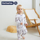 DOMIAMIA哆咪呀爬服連體衣春夏寶寶家居服0-3歲空調(diào)房嬰兒服男女寶寶服飾 夢棉-中開爬服-潘神之鹿 90cm (推薦年齡21-36個月)