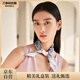萬事利真絲絲巾100%桑蠶絲女小方巾夏季51cm領(lǐng)巾送媽媽禮物禮盒裝木蘭辭